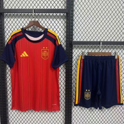 26/27 Spain Home Kids Soccer Jersey