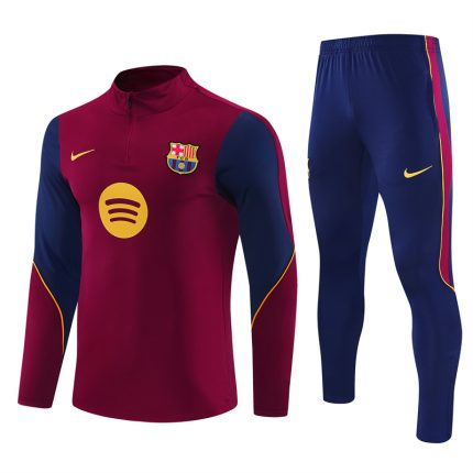 26/27 Barcelona Red Half-Pull Tracksuit